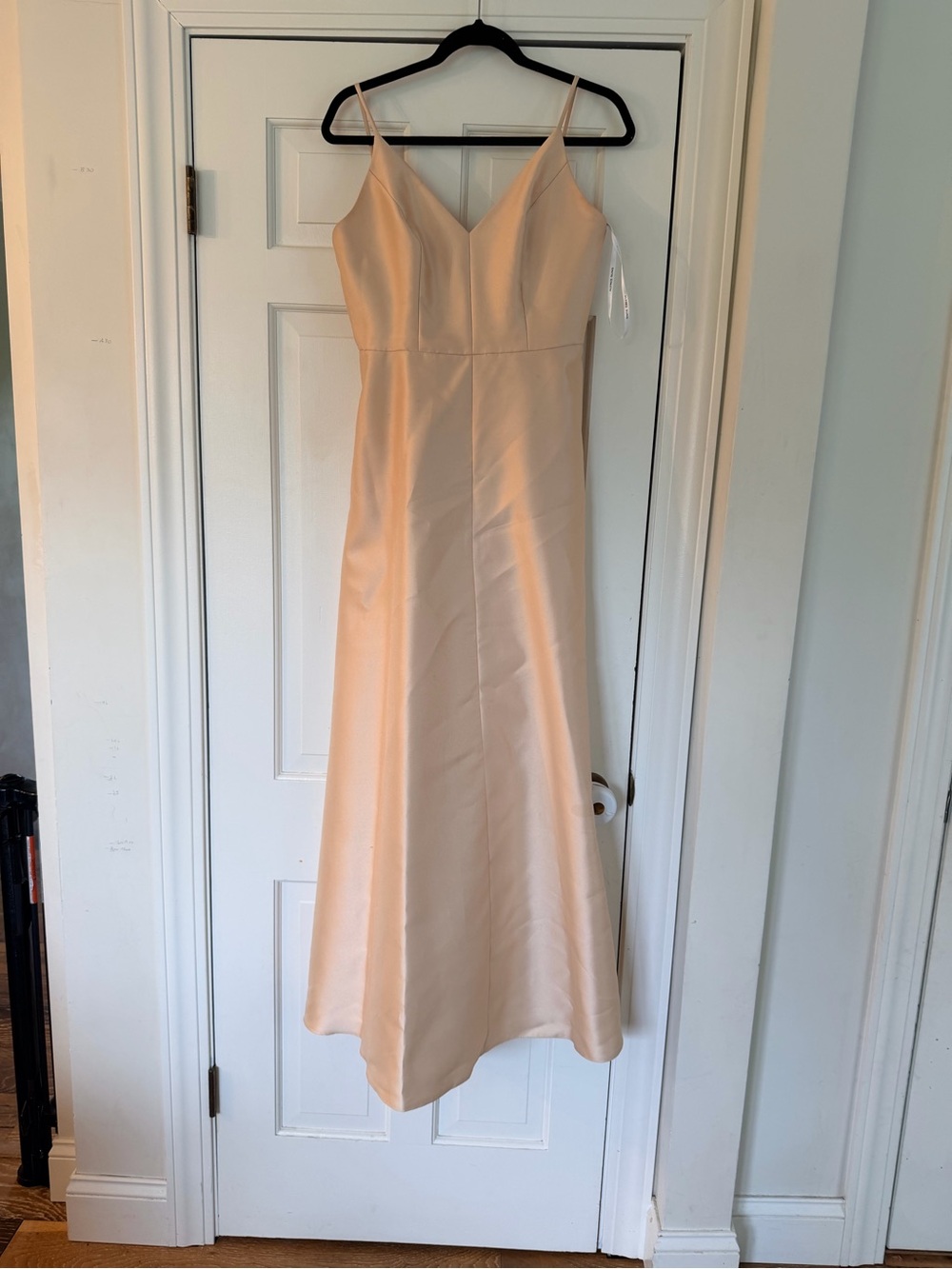 Alfred Sung bridesmaid dress in color golden